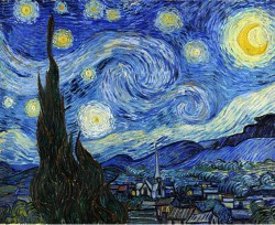 Постеры Ван Гог Звездная ночь репродукция